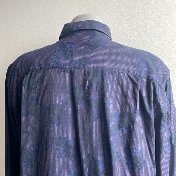 Floral Jack Lipson Signature Dress Shirt XL - Picture 5 of 9